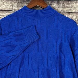 Vintage 80's American Pride Made in USA Cottagecore Hearts Sweater Women Size 22